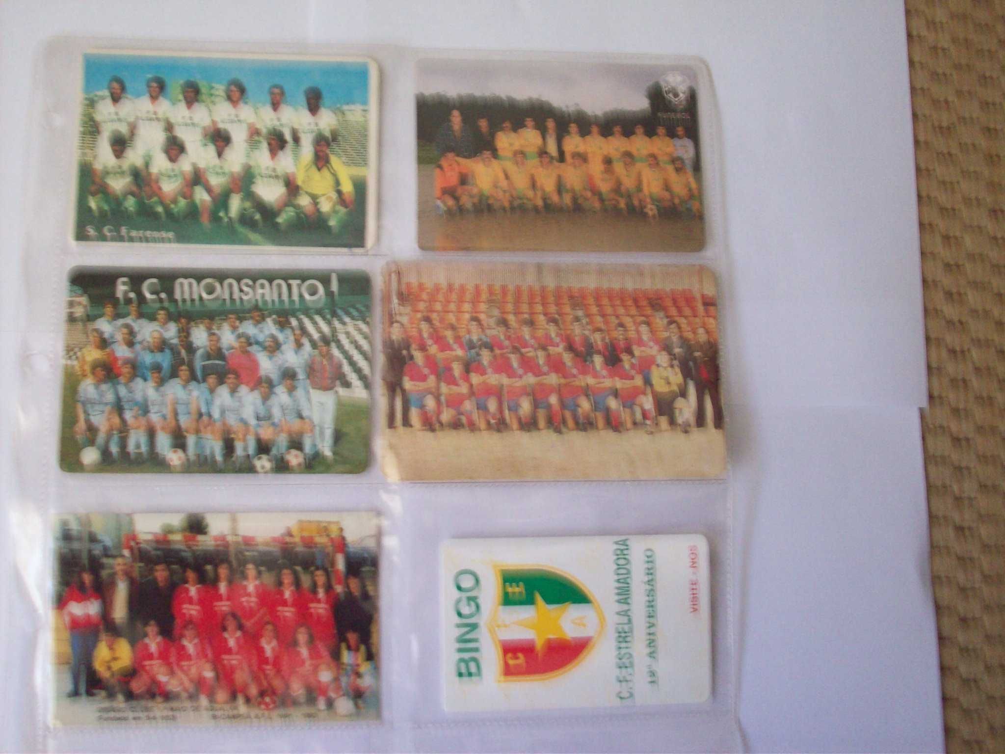 Lote Calendários de 1985/1997-Clubes Portugueses