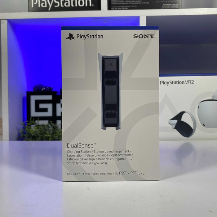 Аксесуари PlayStation 5 Зарядна станція Плейстешен 5 Дуалсенс НОВИЙ