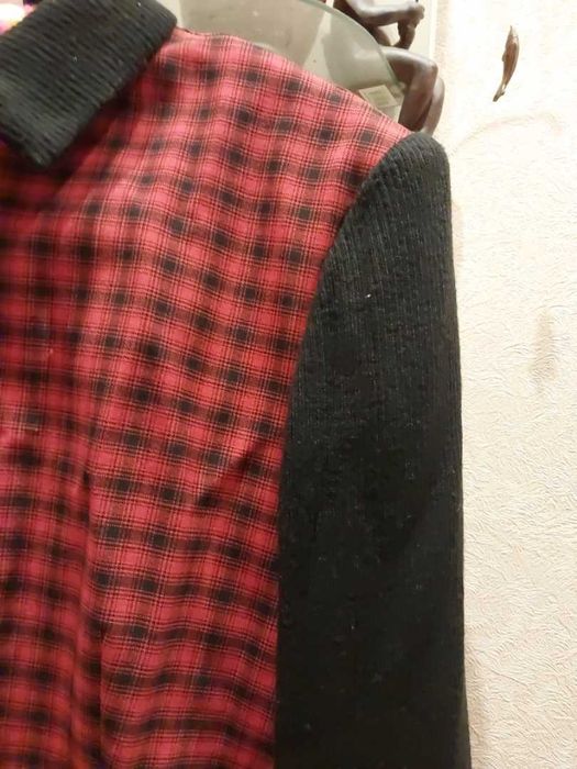 Куртка 38р пиджак.трикотажные рукава