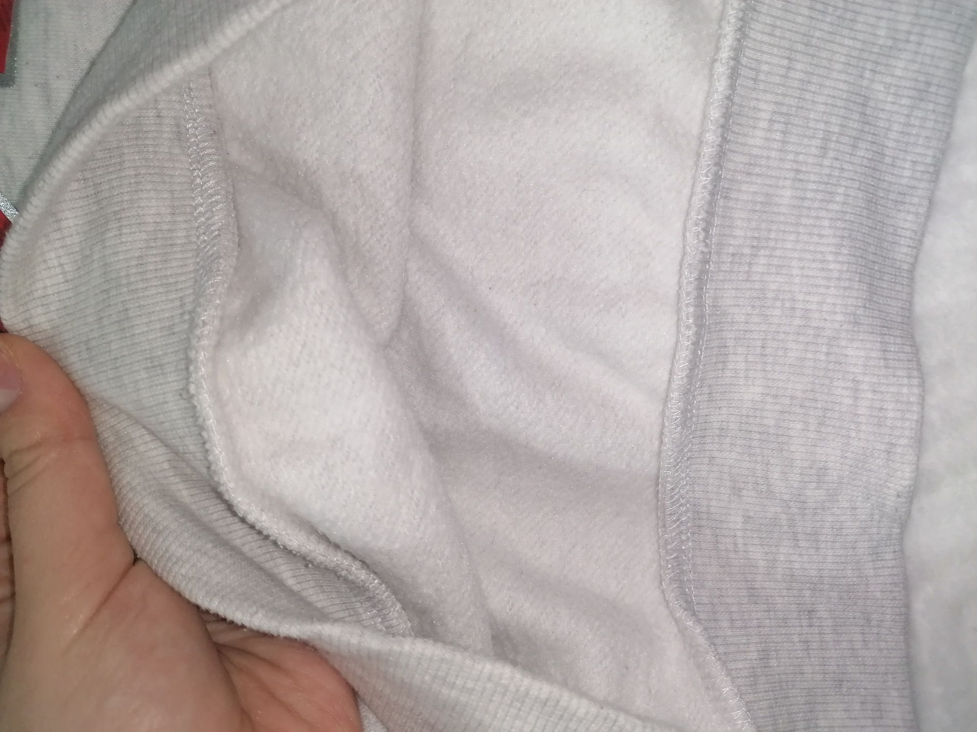Bluza szara z kapturem napis Primark 9-10lat 140cm
