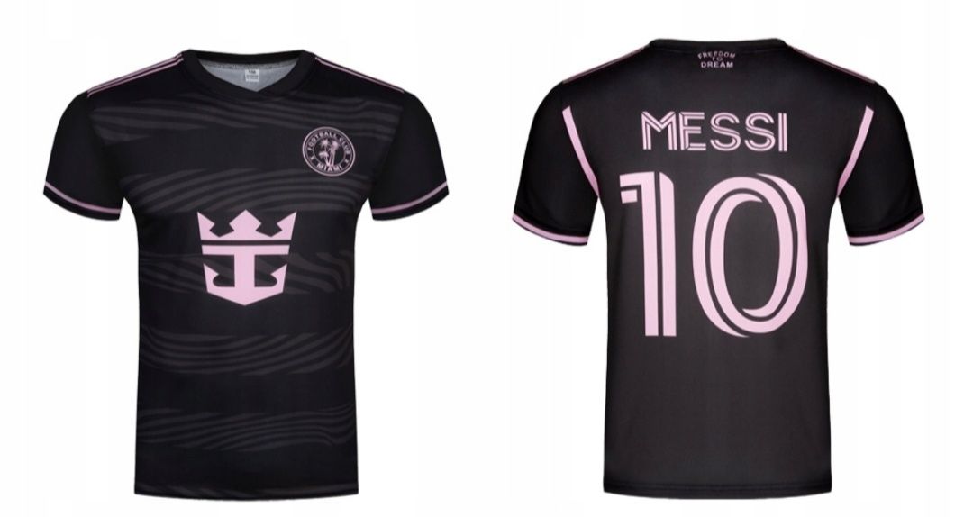 Koszulka piłkarska dziecięca Inter Miami Messi rozm. 122