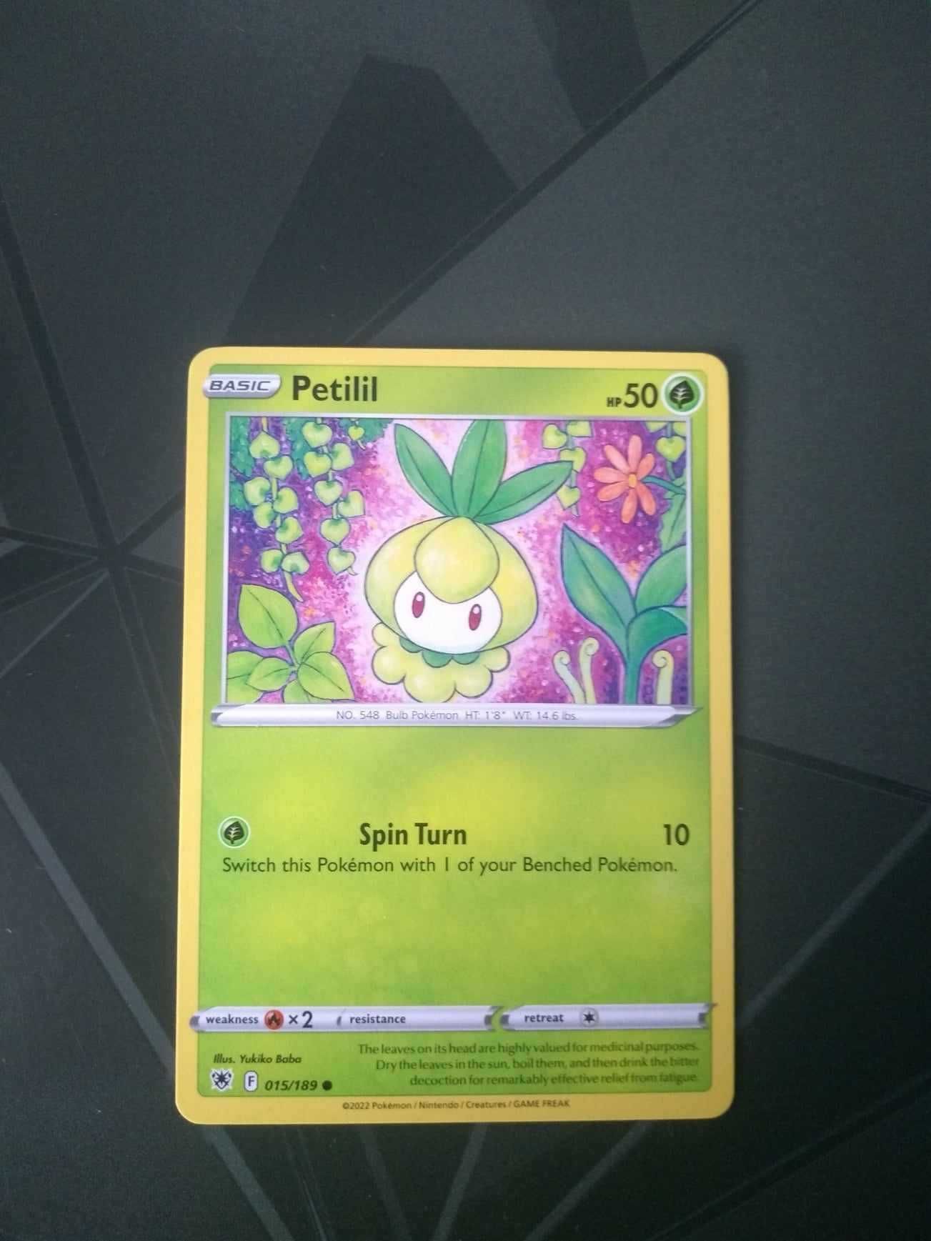 Karta Pokemon Petilil 015/189 (ASR)