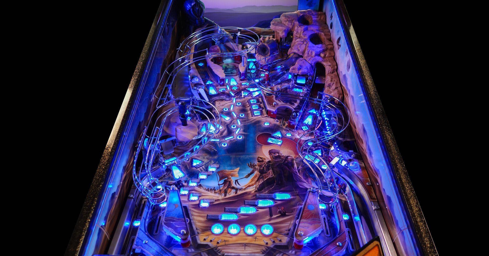 Arcade Flipper Fliper DUNE Pinball Machine  - Barrels of Fun - Nowa