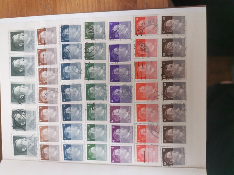 Niemieckie znaczki czasy wojenne piękny stan