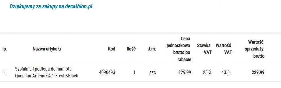 Namiot kempingowy Quechua Arpenaz 4.1 F&B 4-osobowy