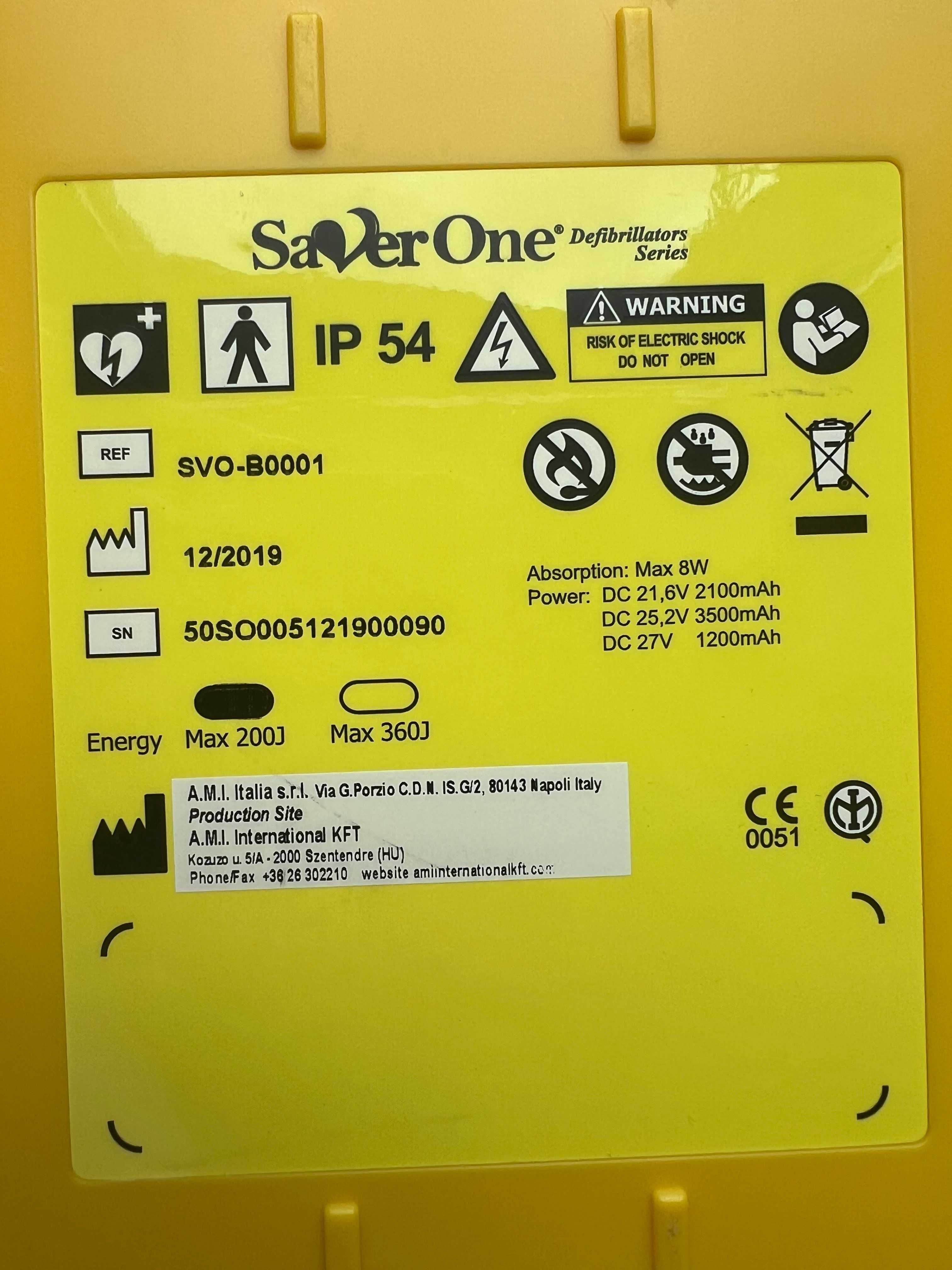 Defibrylator SaverOne