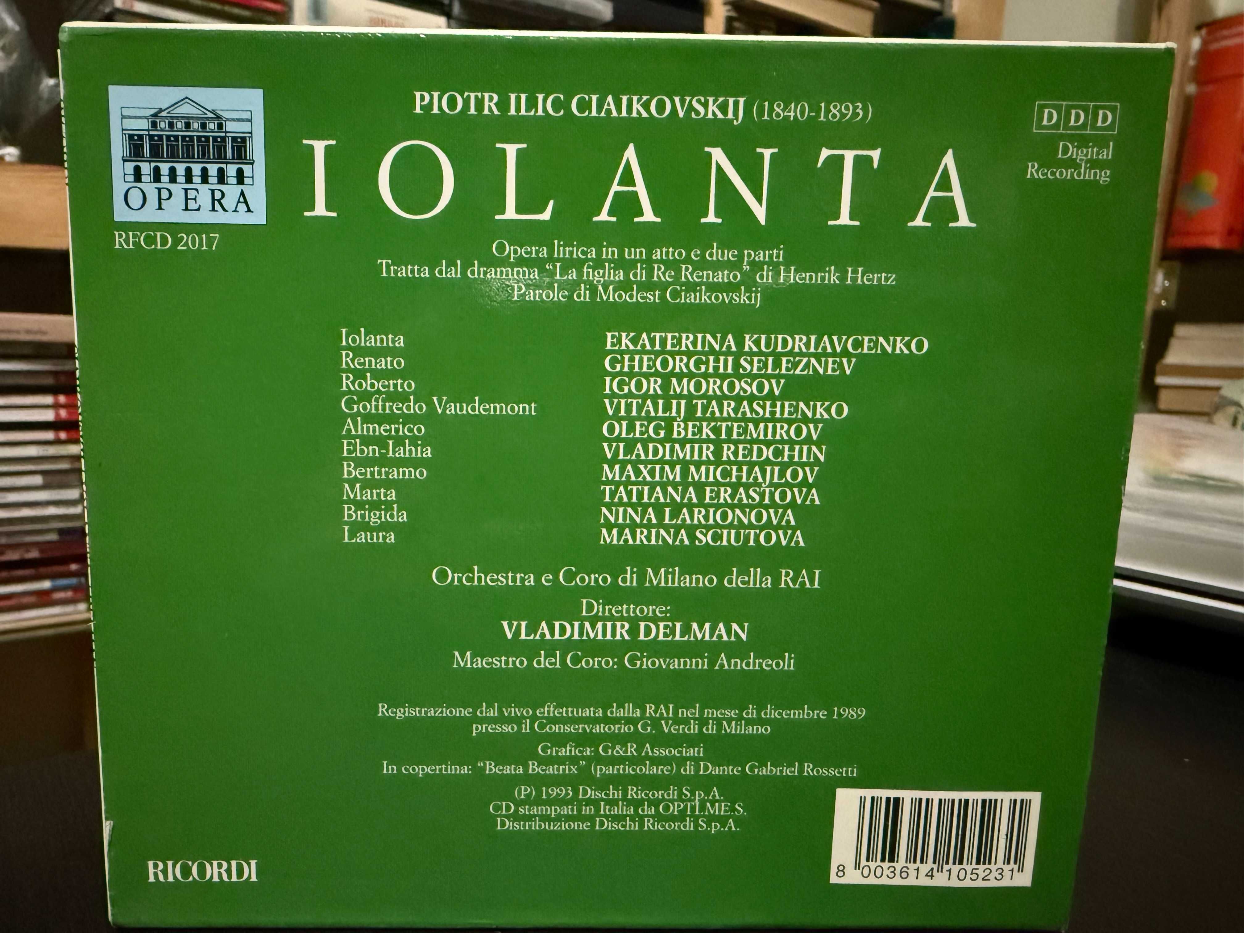 Tchaikovsky – Iolanta – Kudriavcenko, Seleznev – Vladimir Delman