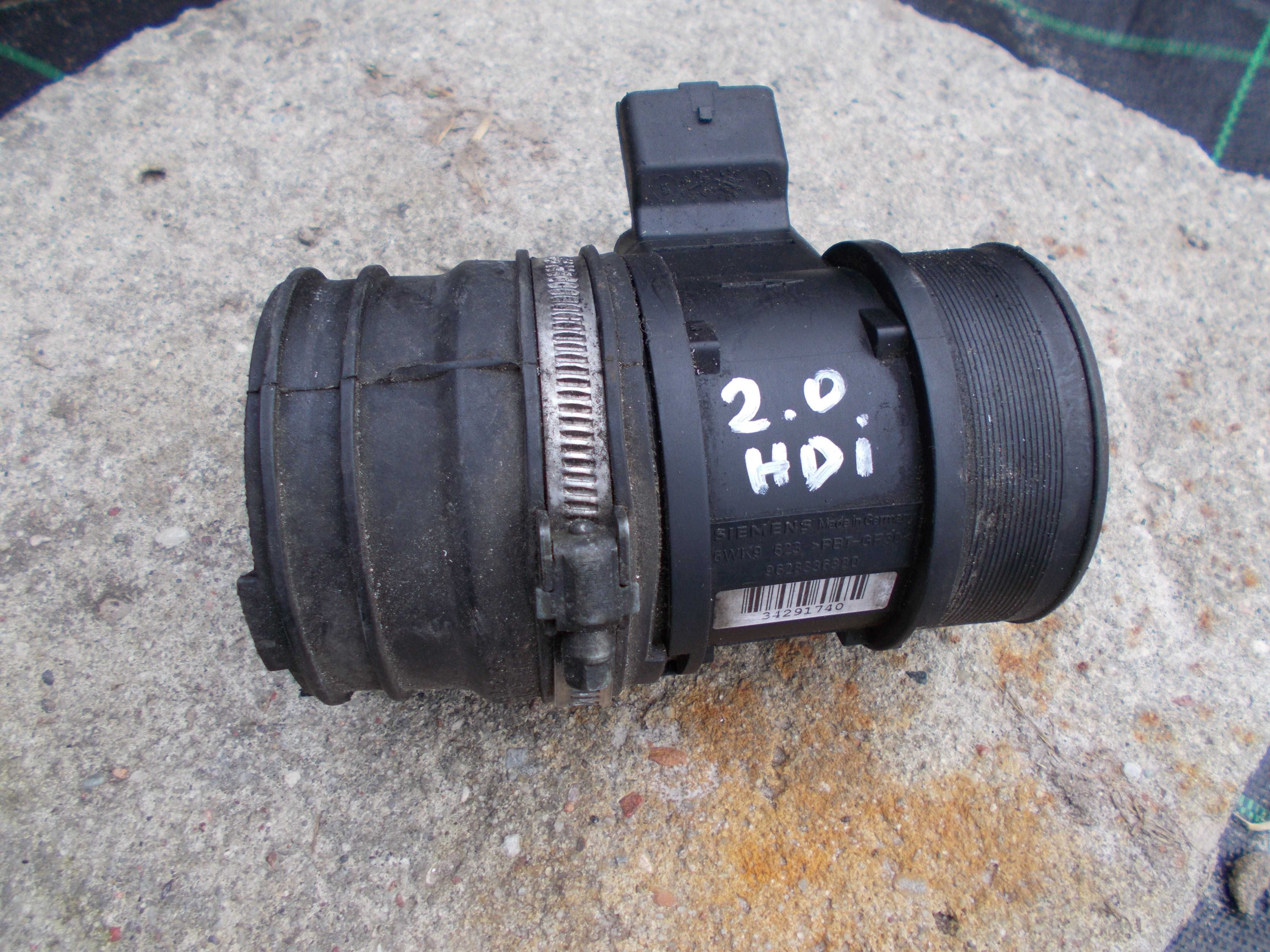 citroen XSARA 2.0 hdi 00r przepływomierz 5wk9623  9628.336380