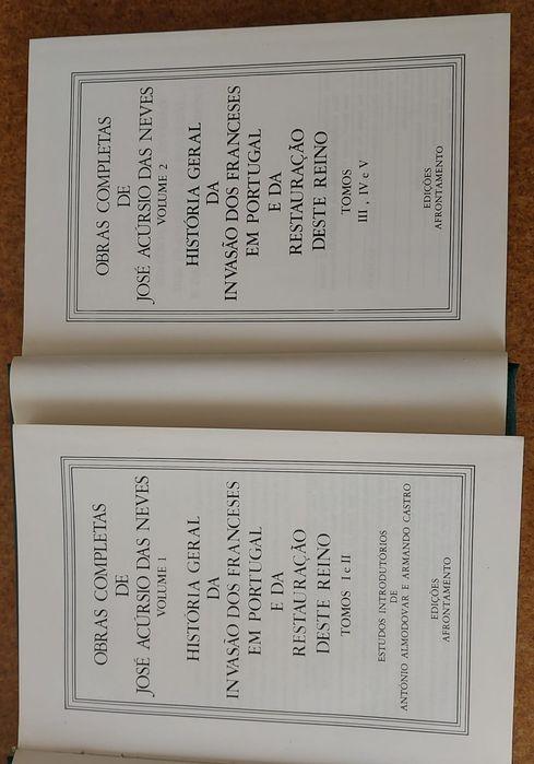 José Acúrsio das Neves - 6 livros novos na caixa original
