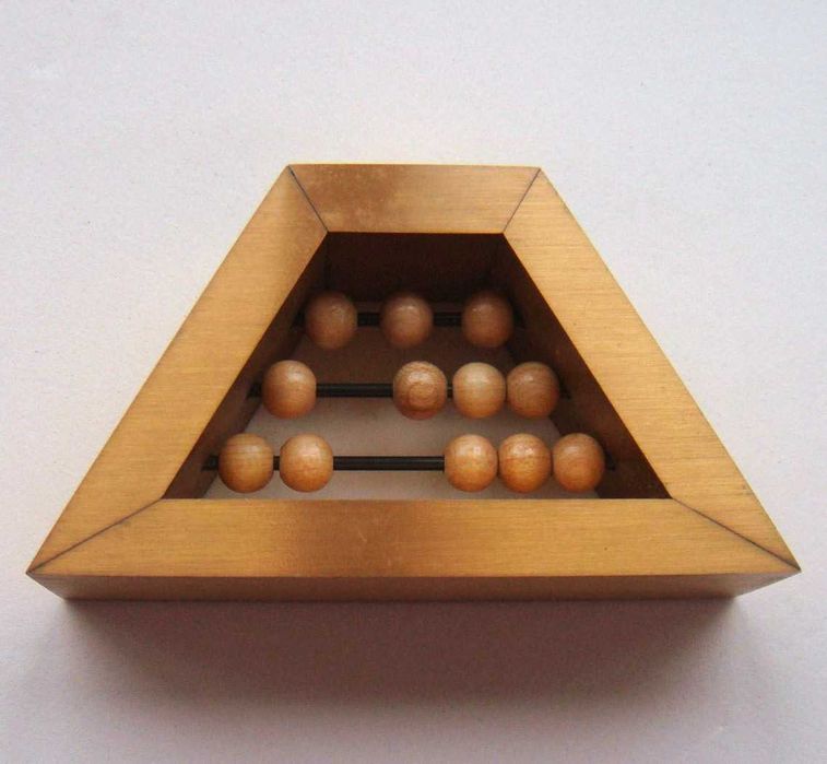 Escultura de Bronze Ábaco 150 Anos do Banco de Portugal em Estojo