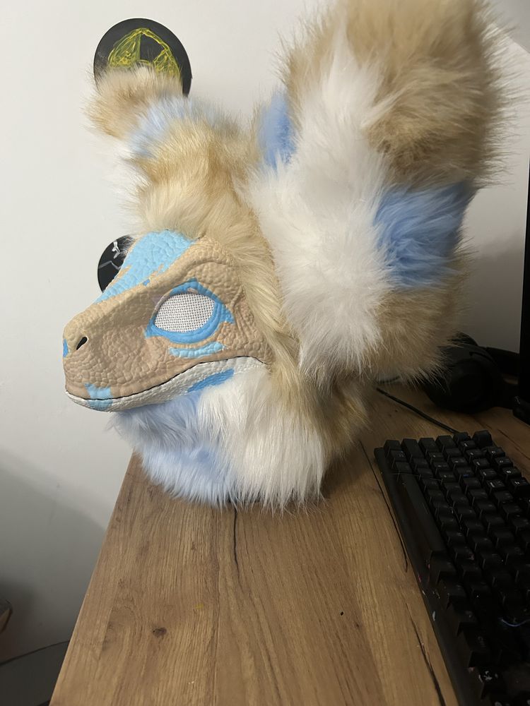 Dino mask fursuit