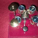 Bateria minitura com tampa acrilico por 12 €