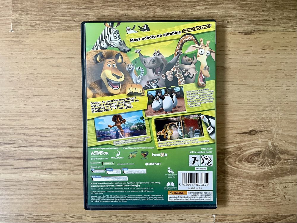 Gra PC Madagaskar 2