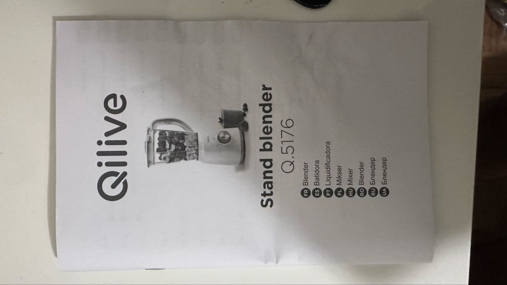 Liquidificadora Qilive Q.5176 – 1,5 L / 500 W – Em ótimo estado