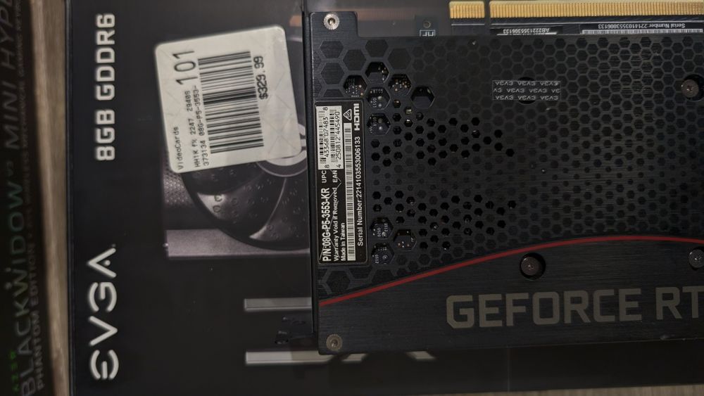 Відеокарта EVGA GeForce RTX 3050 XC GAMING