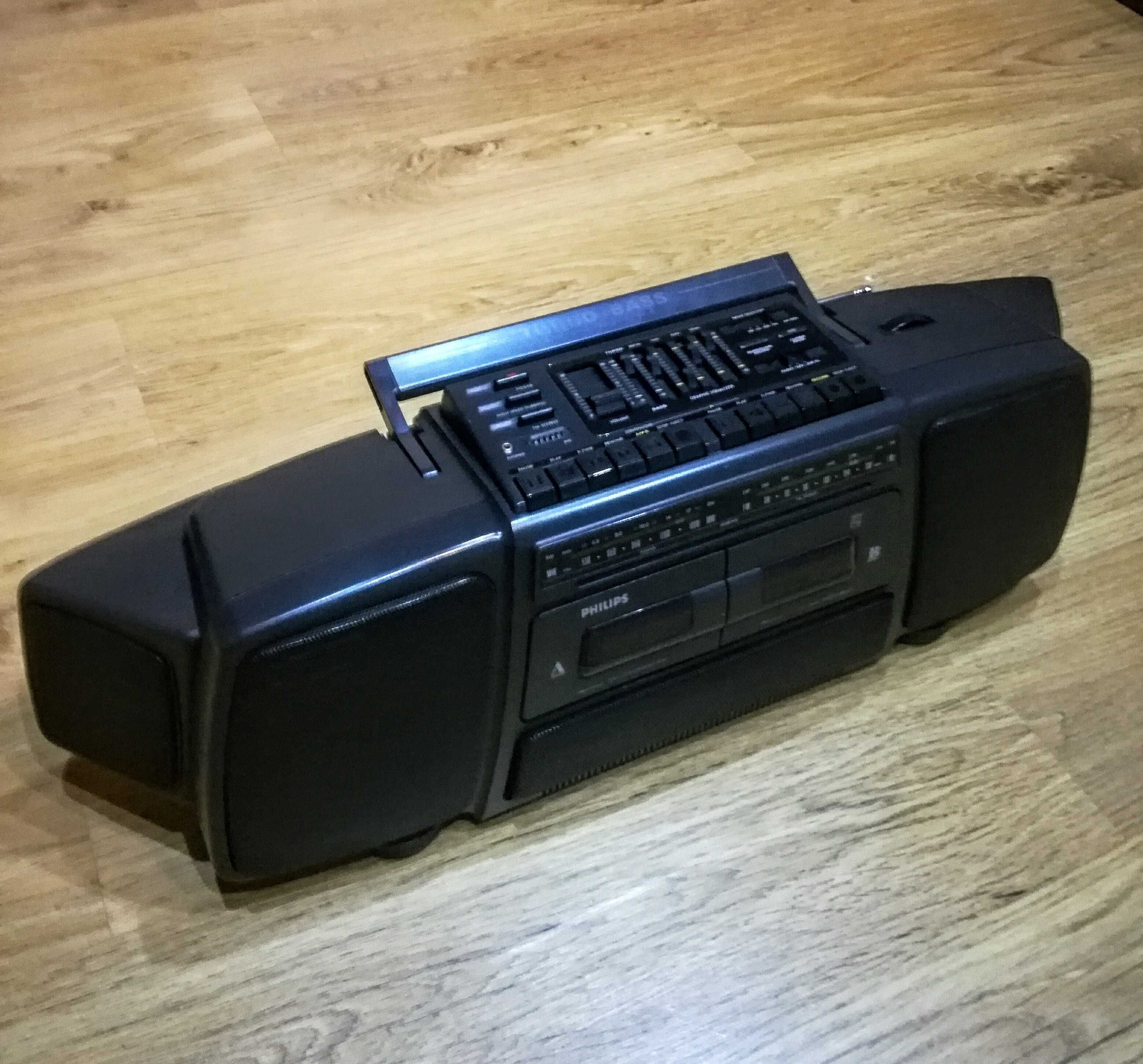 Radiomagnetofon,Wieża Philips Turbo Bass