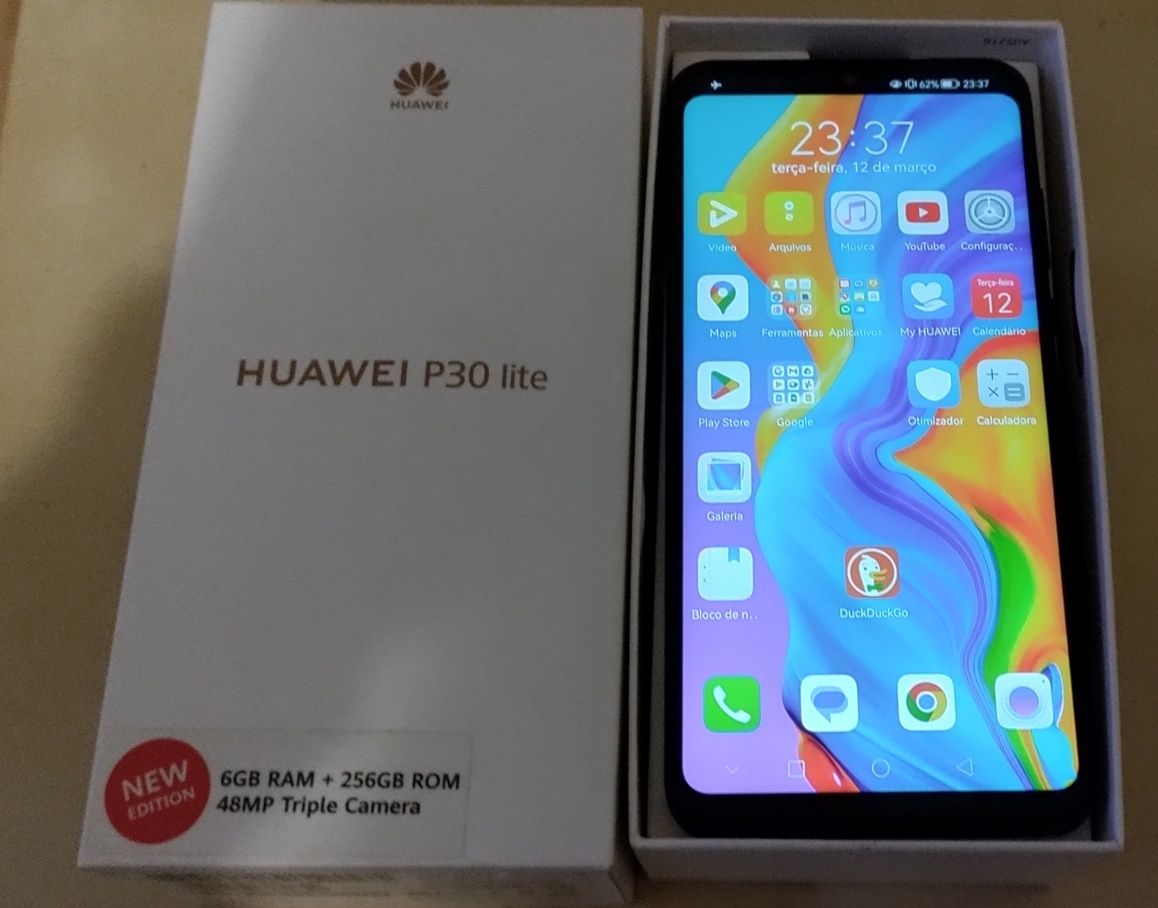 Huawei P30 lite New edition 256gb completo com fatura