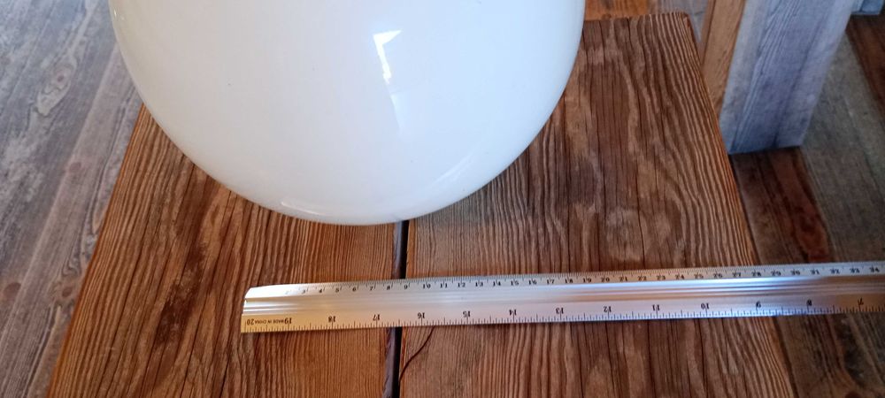 Lampa Ogrodowa Mleczna
