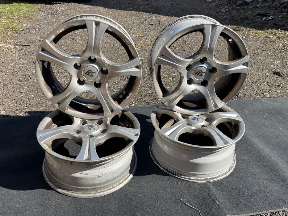 Продам литі диски/литые диски RC Design,VW,Skoda R15 5x112 ET45