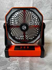 Wiatrak kampingowy ze światłem LED - Battery Fan D10