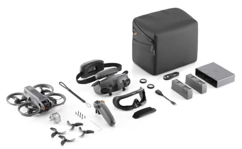 Dron DJI Avata 2 Fly More Combo Trzy Baterie Nowy Gwar. 2 lata