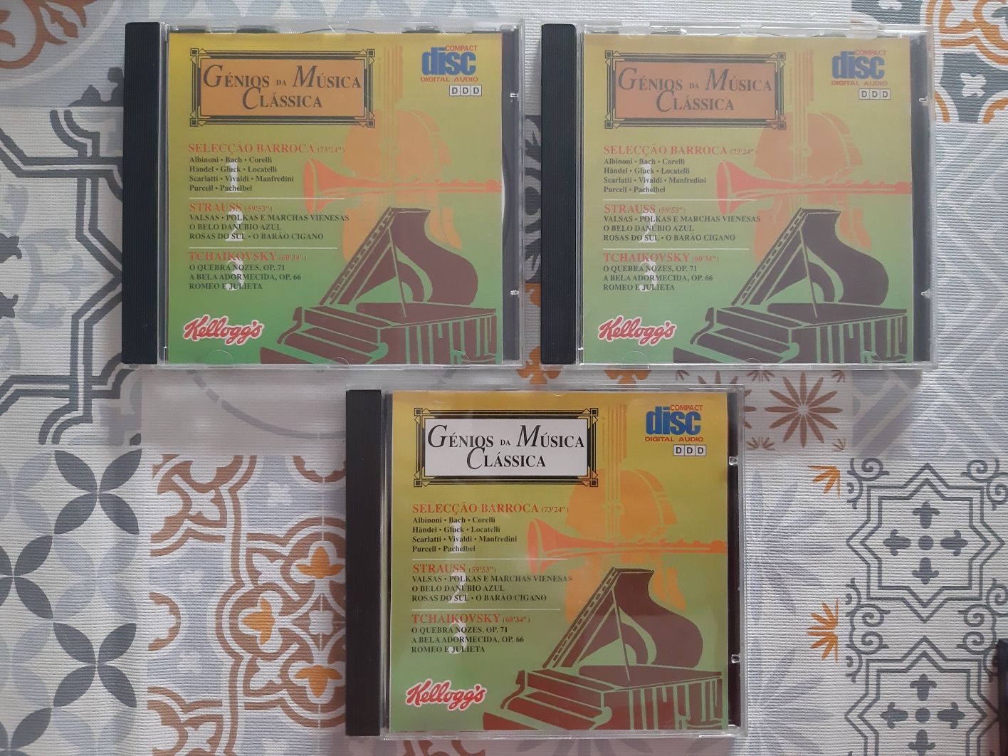 5 CD áudio música clássica