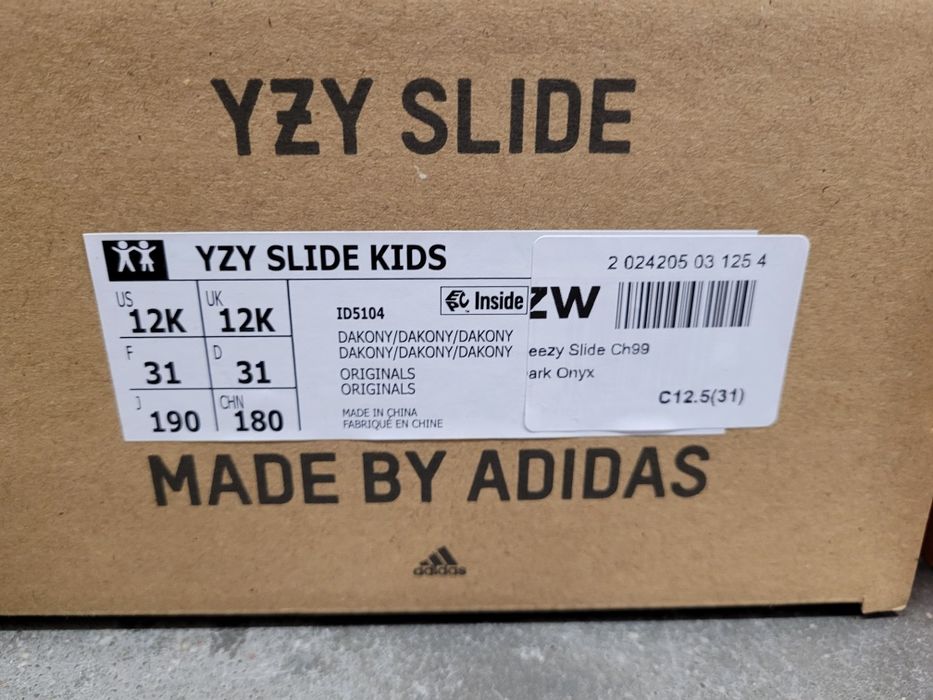 Yeezy slides kids