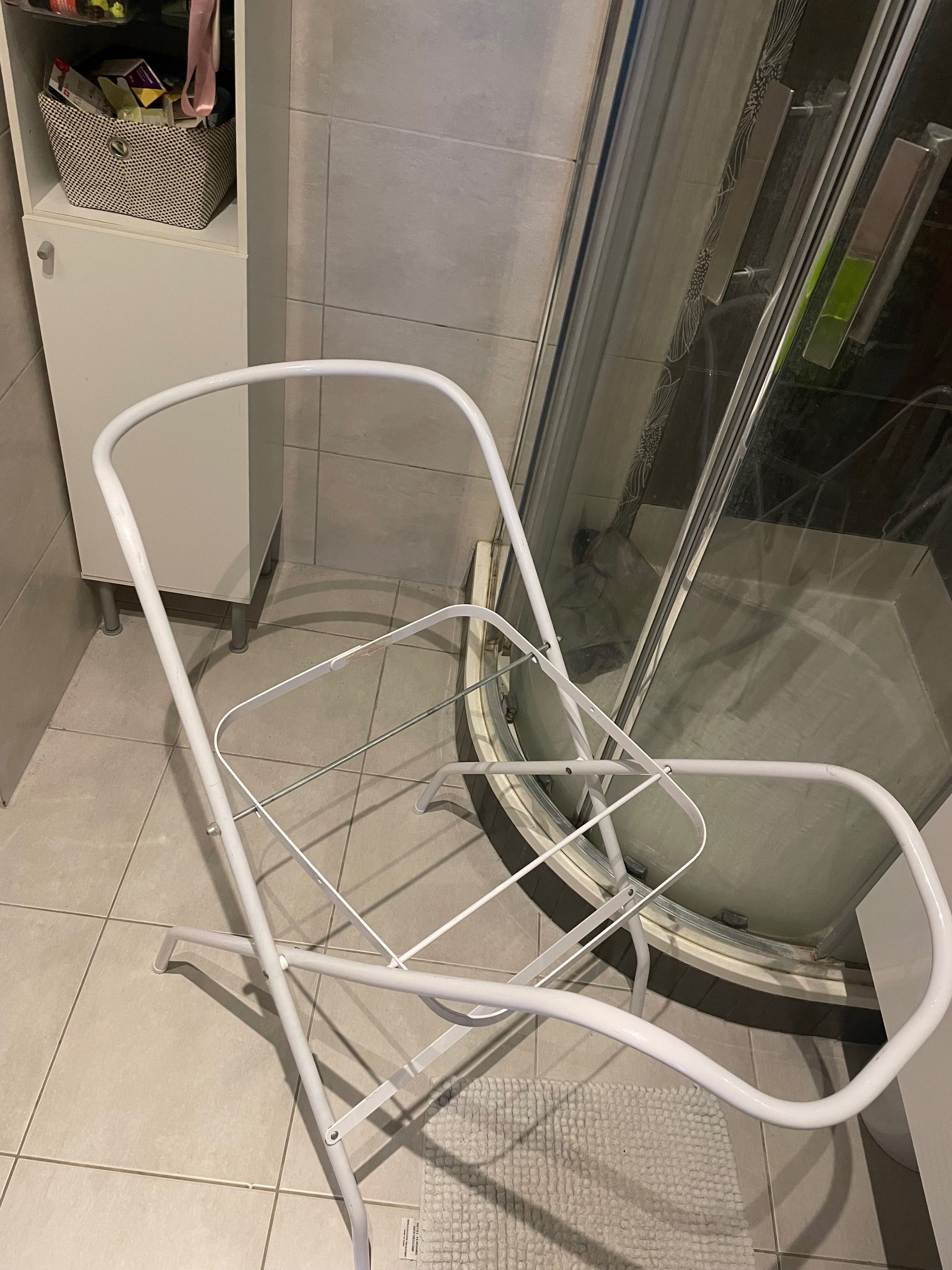 Stelaż do wanienki np IKEA biały
