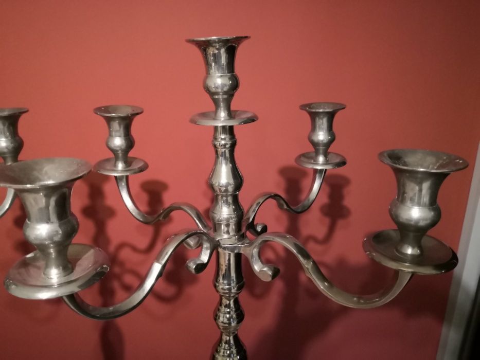 świecznik świeczniki 5-cio ramienne lata 30-40 antyki