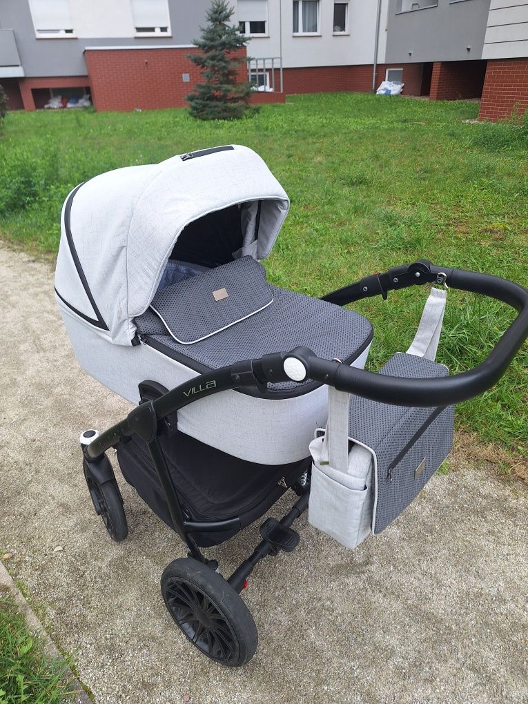 Wózek Riko Villa 2 w 1 gondola plus spacerówka
