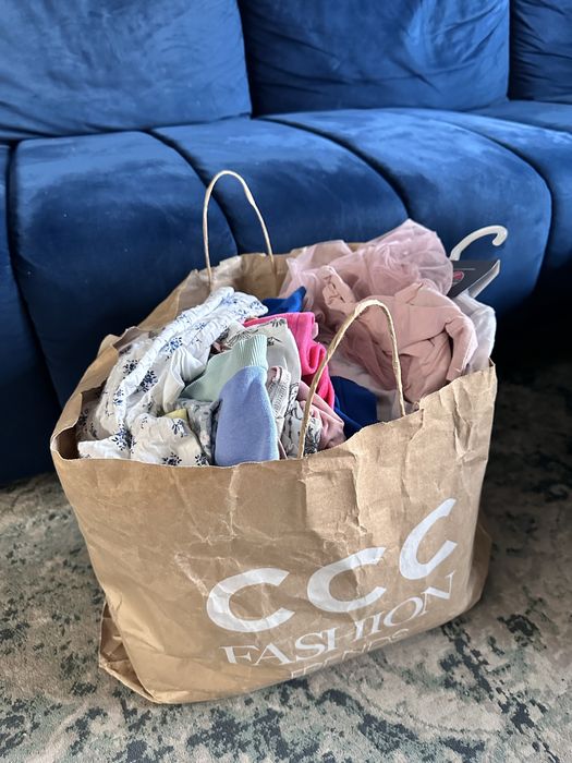 ubranka dla dziewczynki – 2 paki od 3 miesięcy do 1 roku