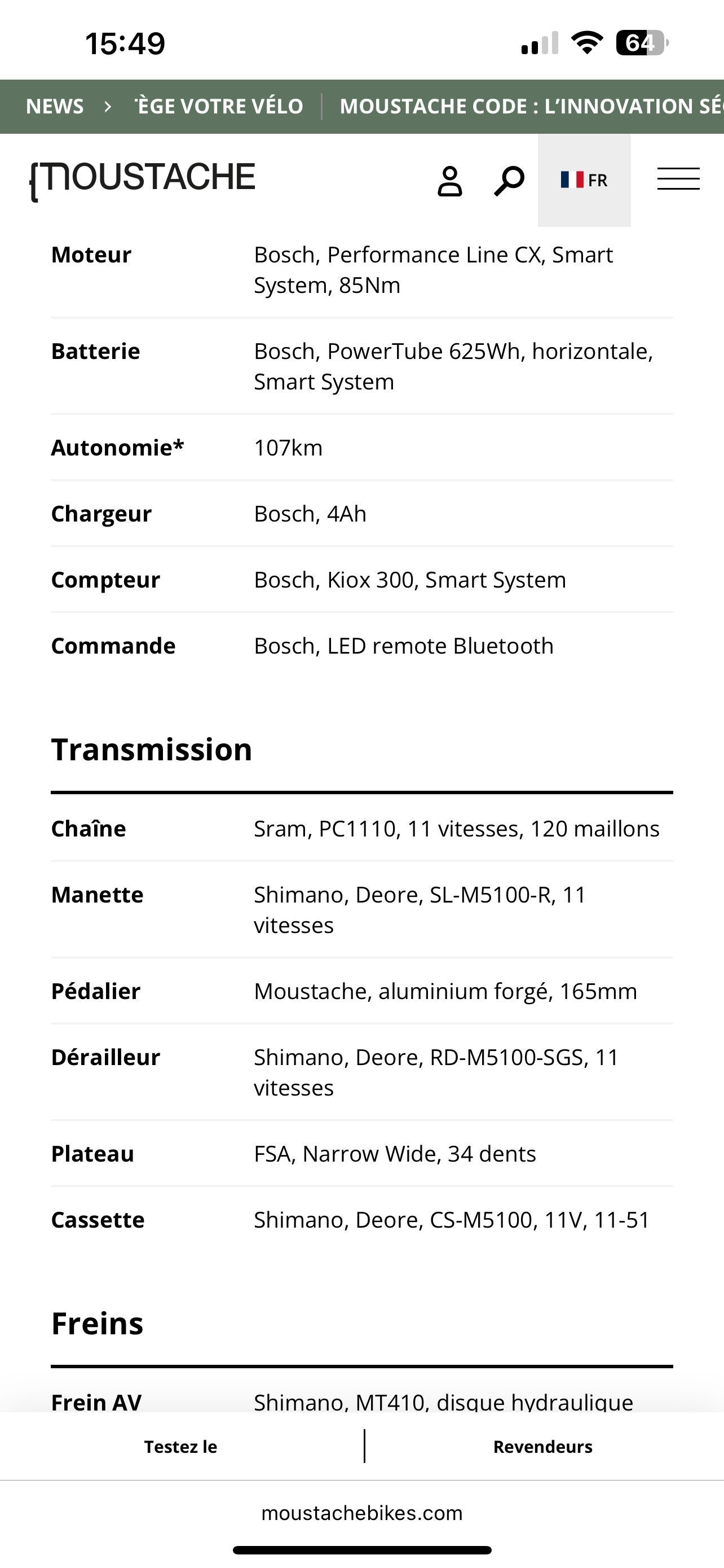 BTT elétrica Moustache Samedi 27 OFF 4