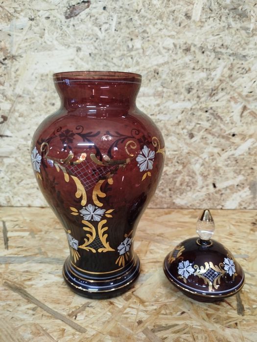 Pote em Vidro Lilás