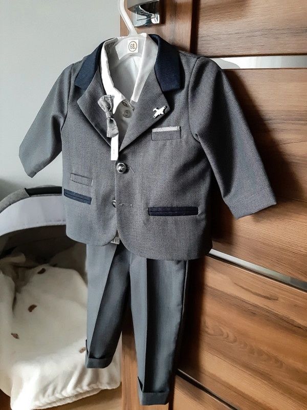 Garnitur komplet do chrztu 68cm