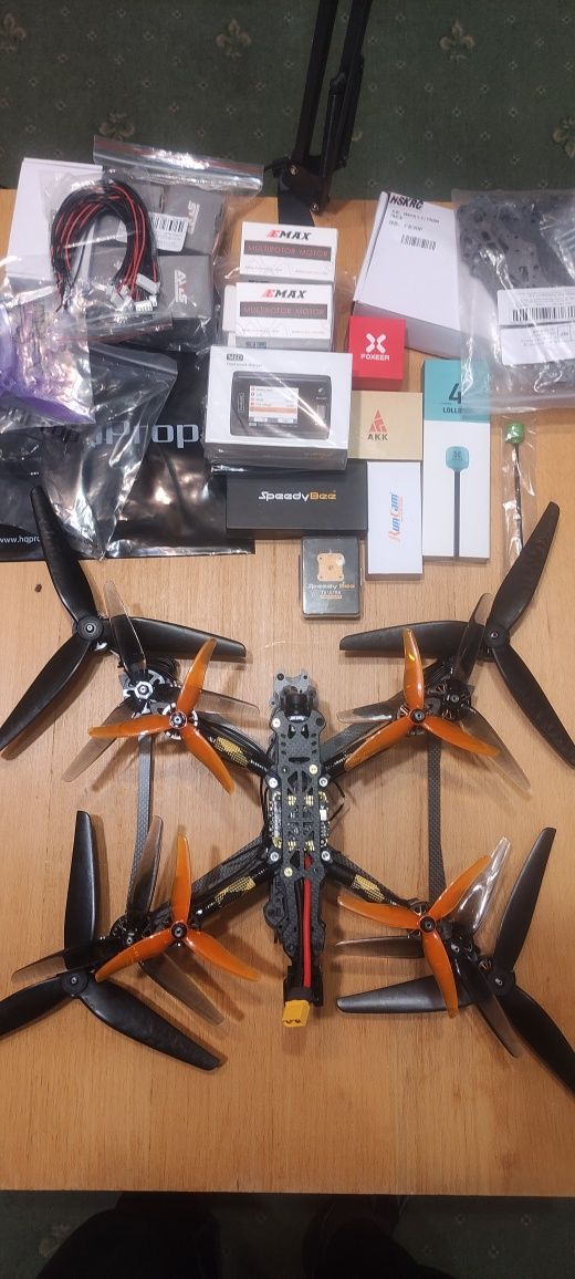 Моторчики на Пятёрочку 5" Fpv дрон.v