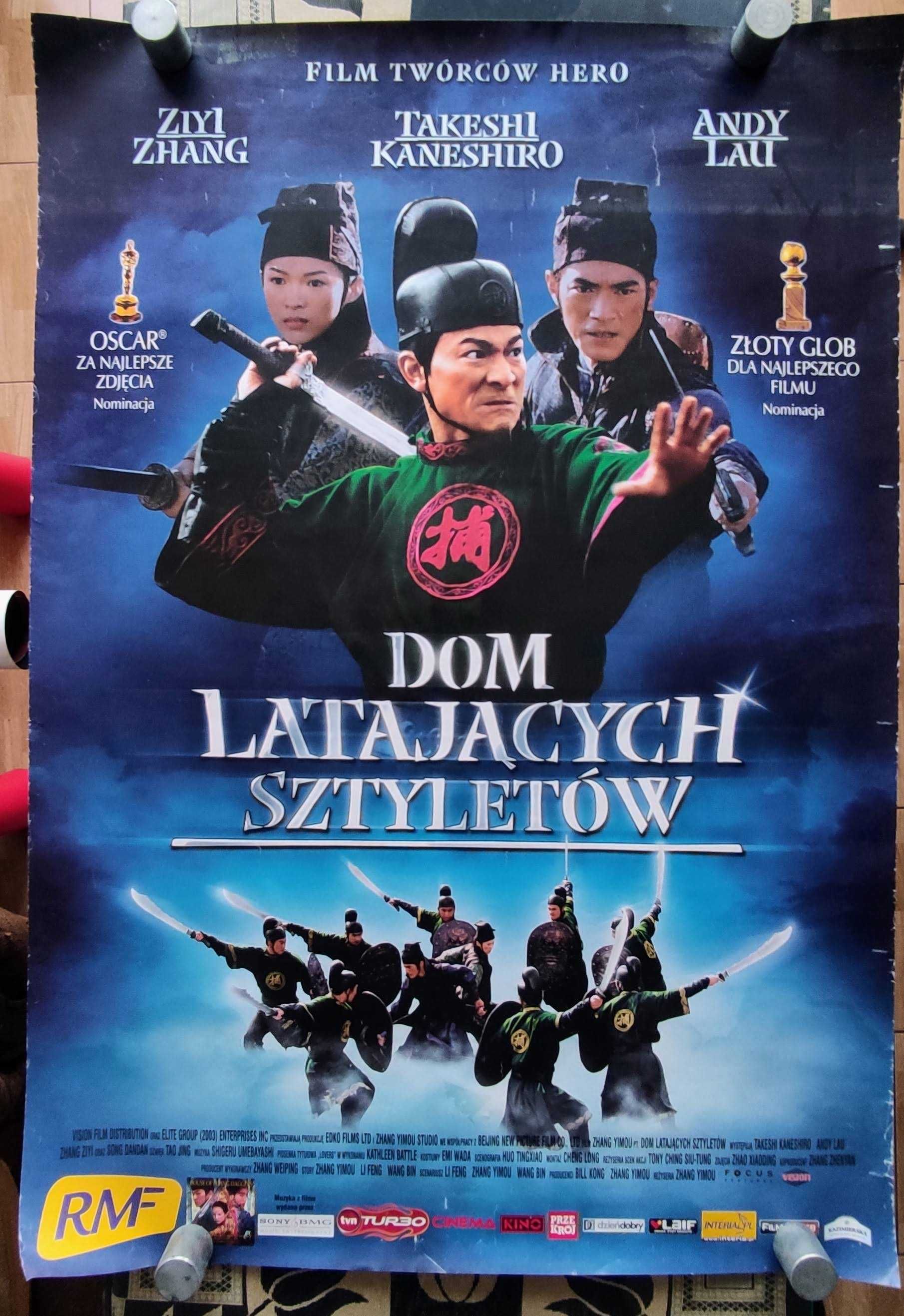 Plakat filmowy ''DOM LATAJĄCYCH SZTYLETÓW'' wym. 98x68 cm - ( nr. 4 )