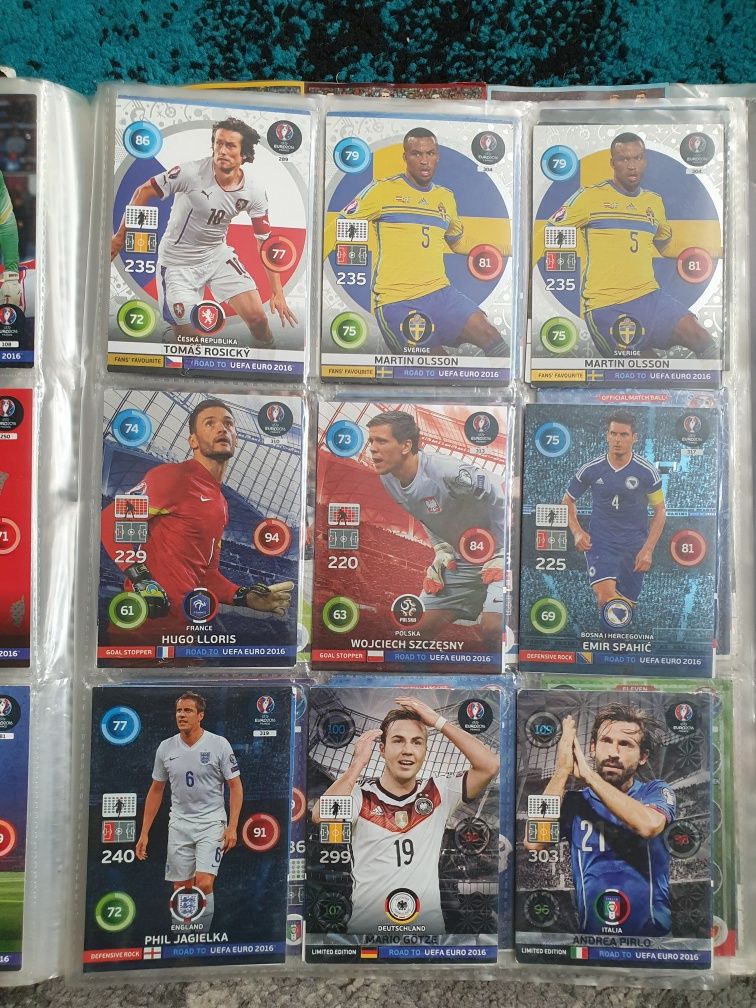 Karty panini uefa euro 2016