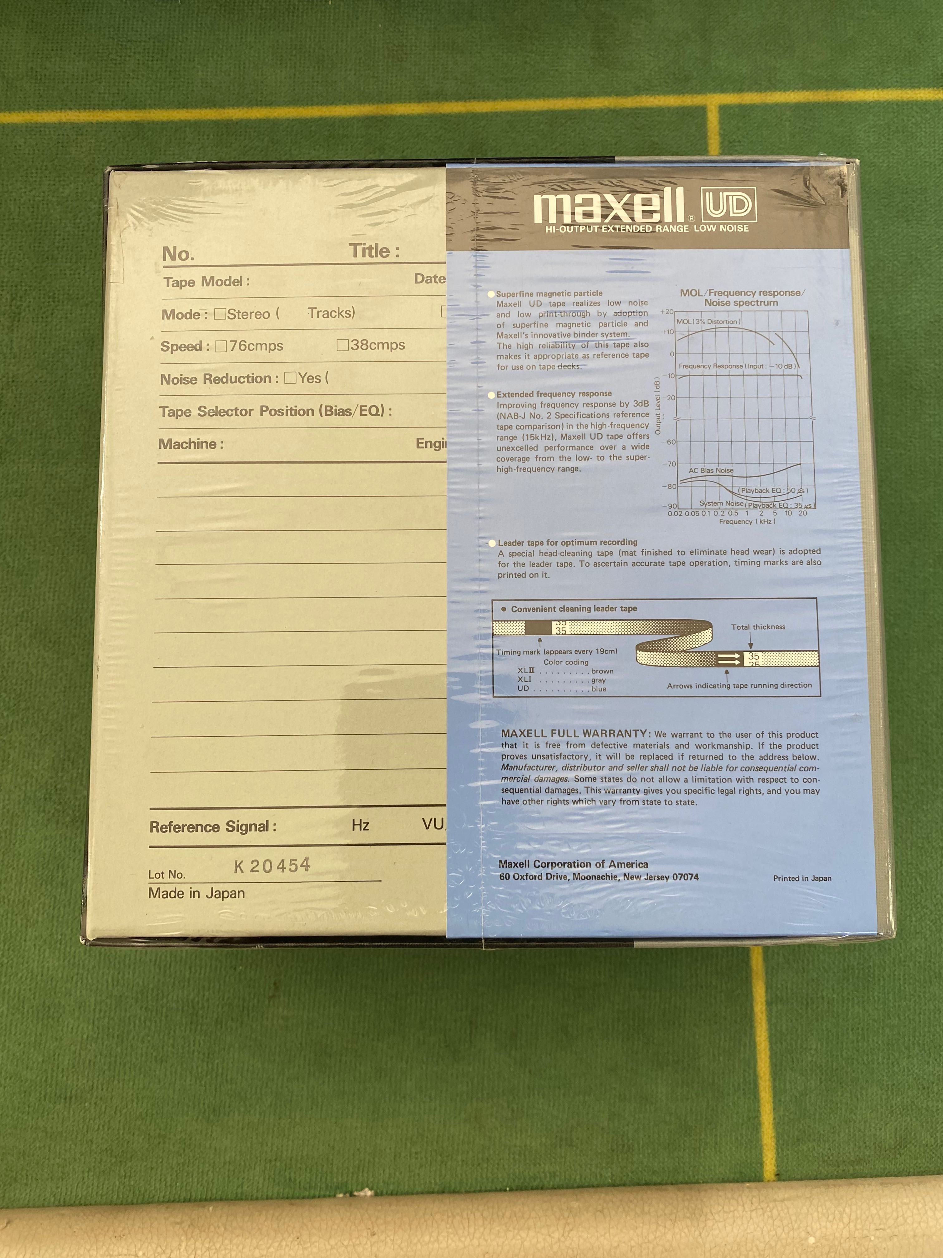 Магнітна стрічка Maxell UD18-180 нова, запакована