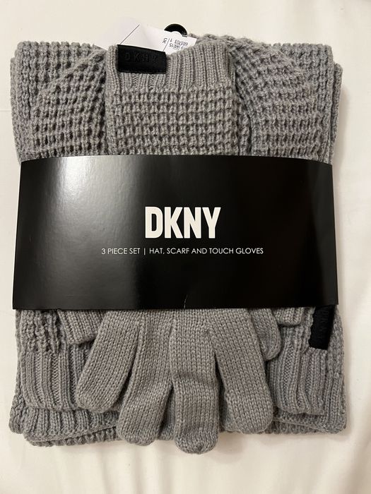 DKNY Tеплий подарунковий набір Шарф, шапка , рукавички
