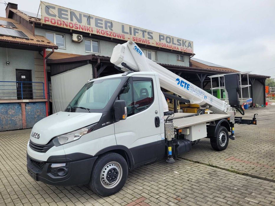 iveco podnośnik koszowy zwyżka 27 m cte b-lift 27 m ruthmann multitel