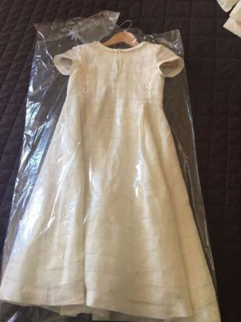 Vestido de cerimónia ideal para casamento Catequese Baptizado menina