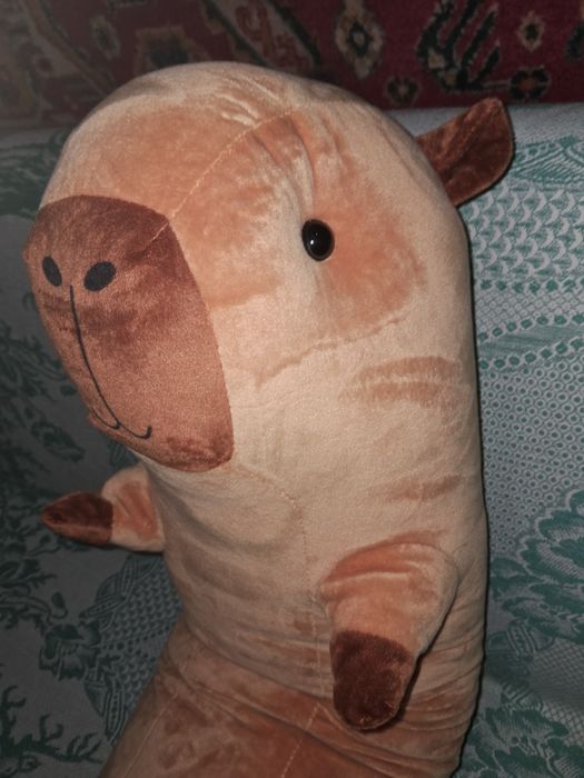 Капібара-батон, м'яка іграшка, подушка-обіймашка