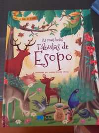 Livro infantil As mais belas fábulas de Esopo