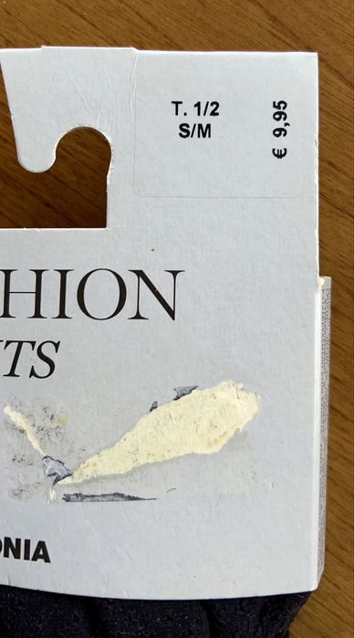 Collants pretos de rede/renda Calzedonia