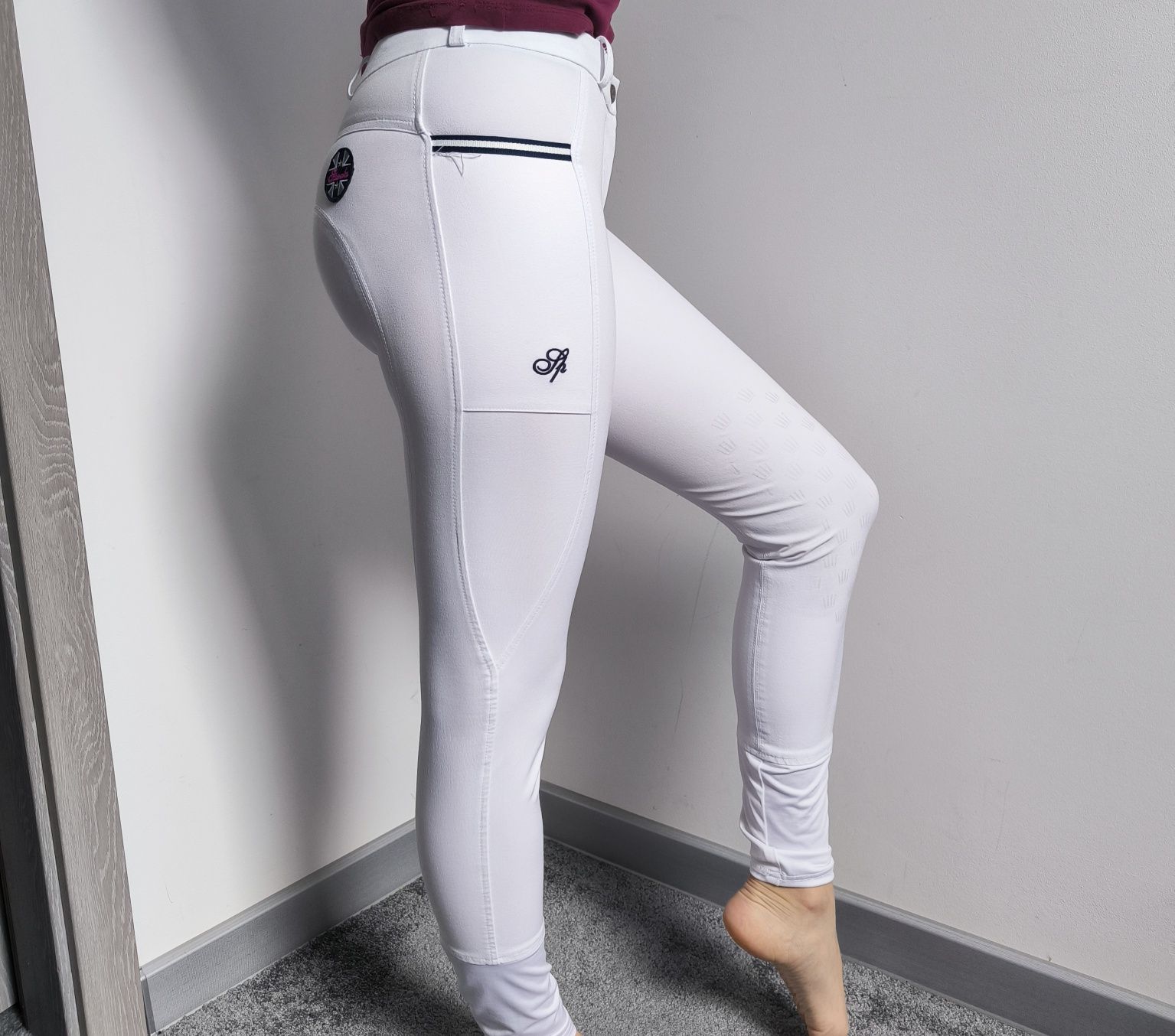 Bryczesy spooks 34 XS kolanowy silikon