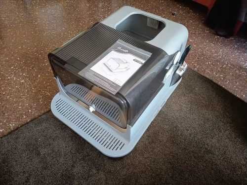 Duża stalowa kuweta XXL 70cm dla dużych kotów do 12 kg NOWA !!