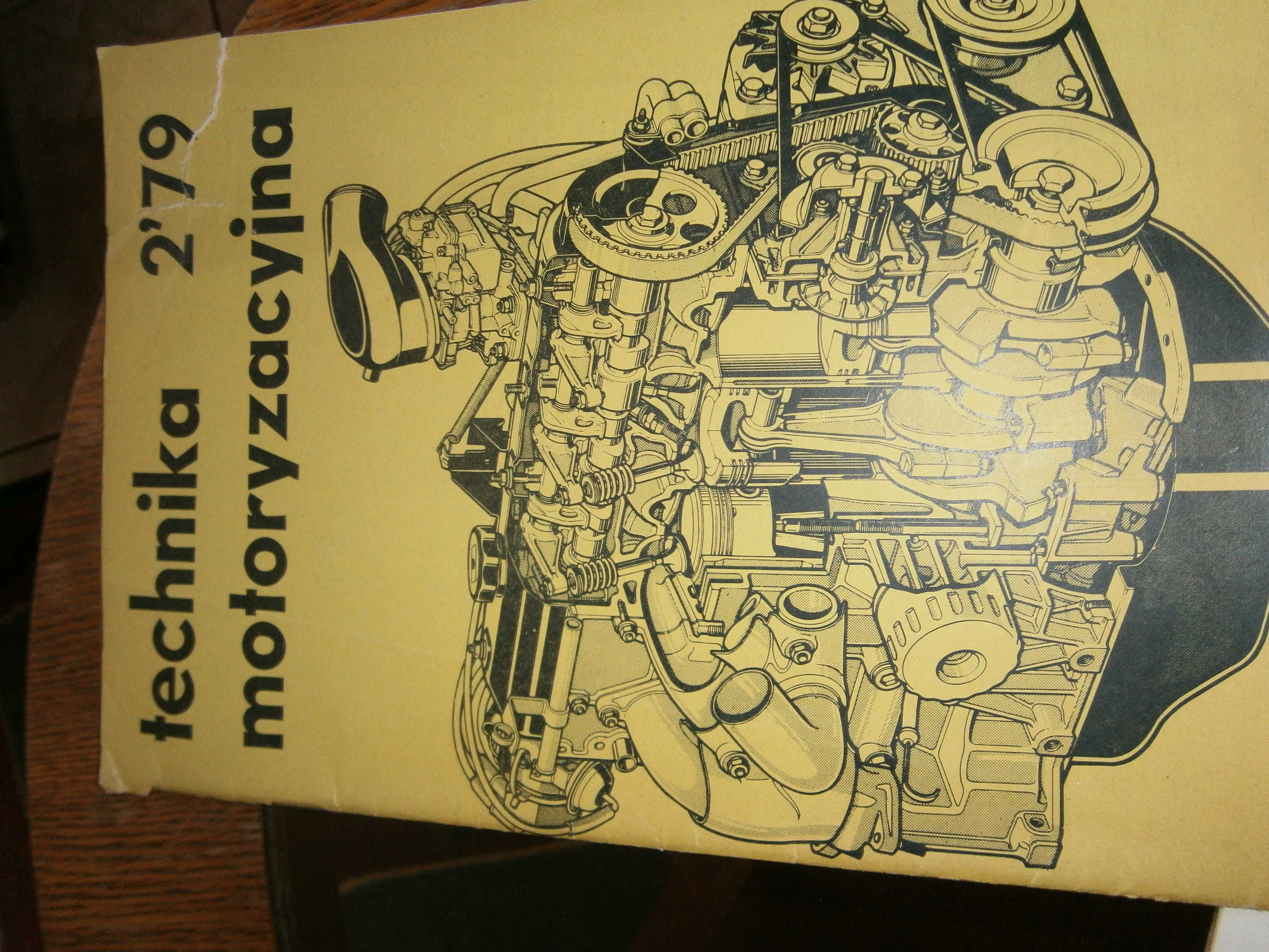 Czasopismo Mechanik 3 i 6 oraz Technika motoryzacyjna z czasów PRL