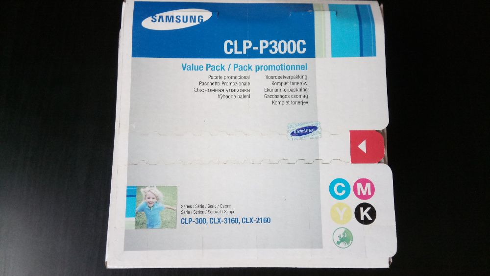 Kit c/ 4 cores Samsung CLP-P300C (NOVO) Original