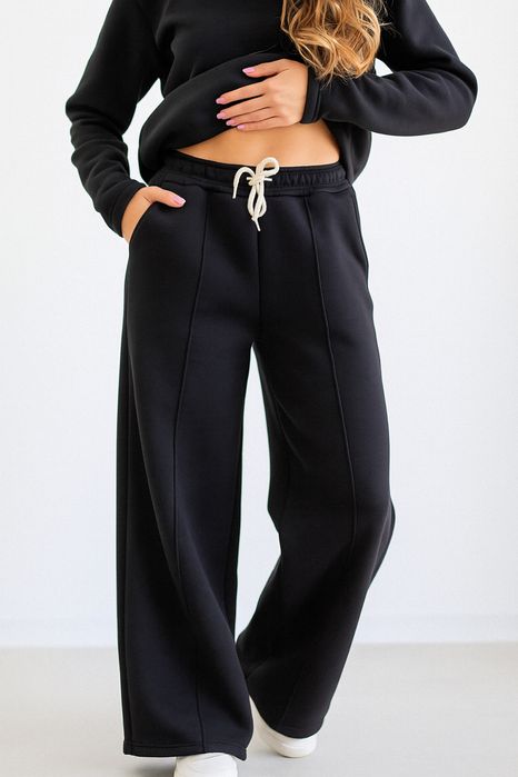 Дуже теплі, якісні штани палацо для дівчинки. Розмір 122-164