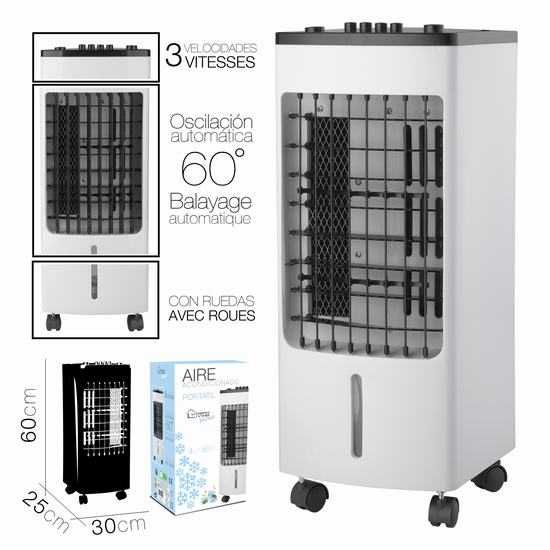 Novo Climatizador Refrigerador de Ar 80W 4 Litros